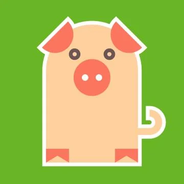 Pig symbol Stock Illustration