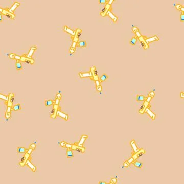 Pig vaccination vector seamless pattern Stock Illustration