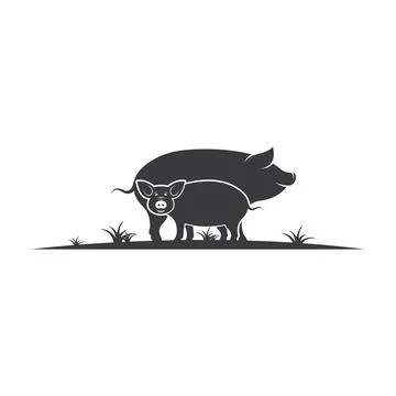 Pig vector icon illustration design Stock Illustration