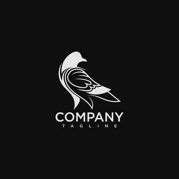 Pigeon logo Stock Illustration