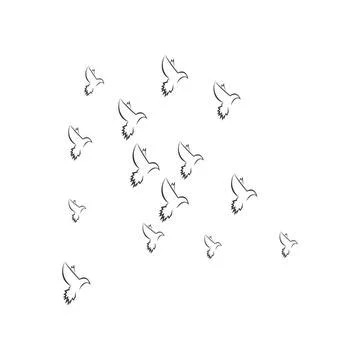 Pigeon logo Stock Illustration