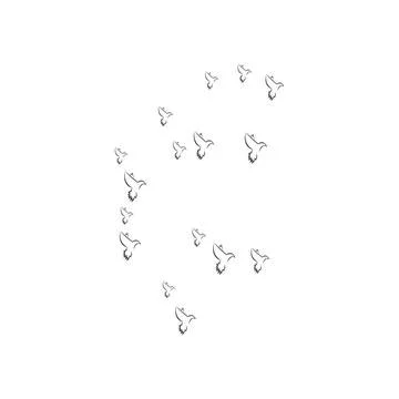 Pigeon logo Stock Illustration