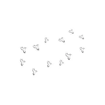 Pigeon logo Stock Illustration