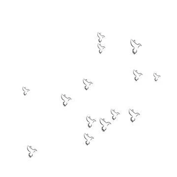 Pigeon logo Stock Illustration