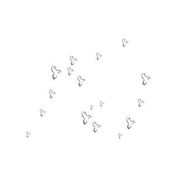 Pigeon logo Stock Illustration