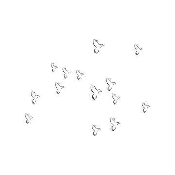 Pigeon logo Stock Illustration