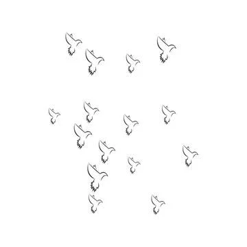 Pigeon logo Stock Illustration