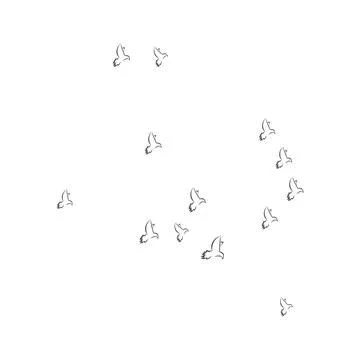 Pigeon logo Stock Illustration