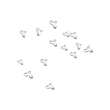 Pigeon logo Stock Illustration