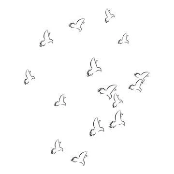 Pigeon logo Stock Illustration