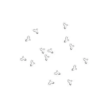 Pigeon logo Stock Illustration