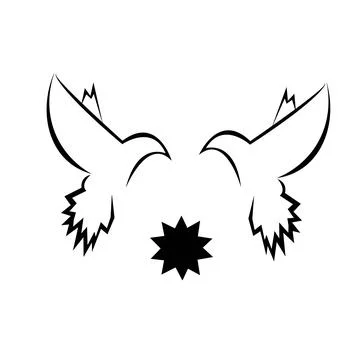 Pigeon logo Stock Photos