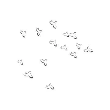 Pigeon logo Stock Photos