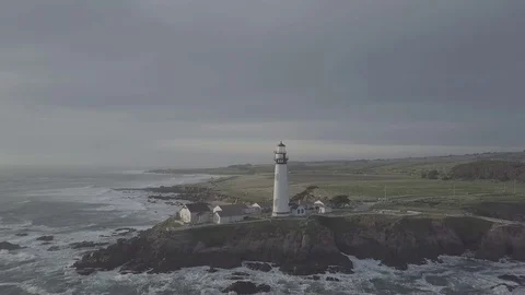 Pigeon Point Light House 库存影片 74845119