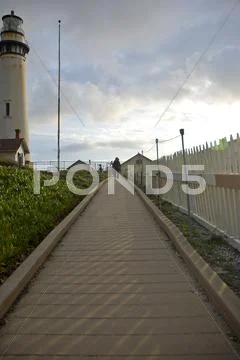 Pigeon Point Lighthouse, California Coast Stock Photos
