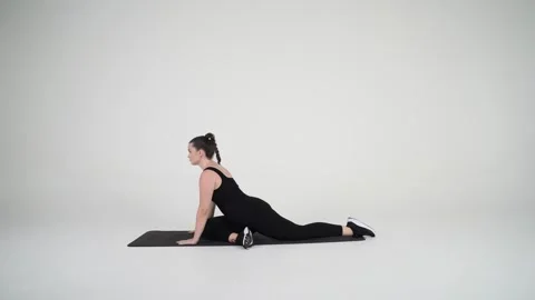 Pigeon Pose Stock Footage 314192527