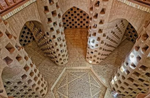 Pigeon tower interior Foto stock