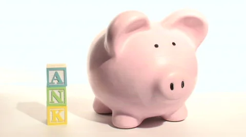 Piggy bank BANK - HD Stock Footage