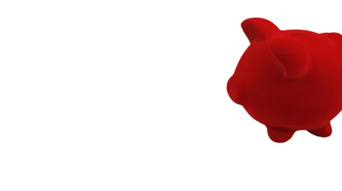 Piggy bank Stock Footage 1065732