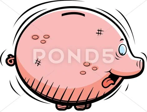 Piggy Bank Stock Illustration