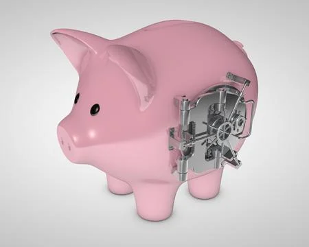Piggy Bank Vault 3D Model