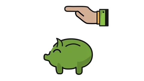 Piggy Stock Footage 304647424