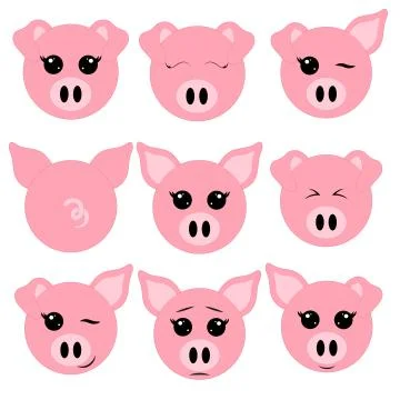 Piggy Illustrazione stock