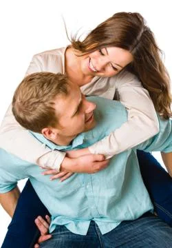 Piggyback 写真素材