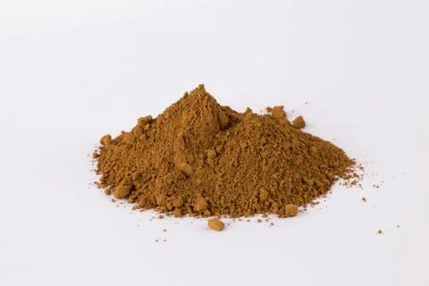 Pigment on a white background Foto stock