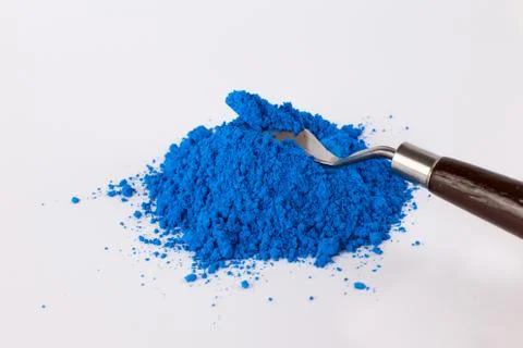 Pigment on a white background Stock Photos