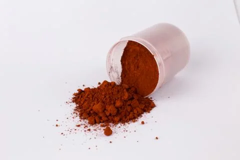 Pigment on a white background Stock Photos