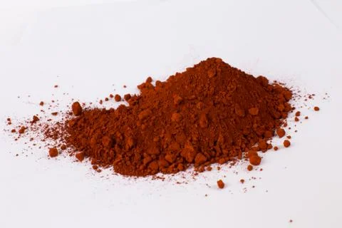 Pigment on a white background 库存照片