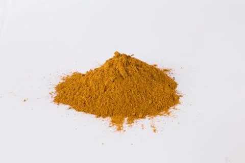Pigment on a white background Foto stock