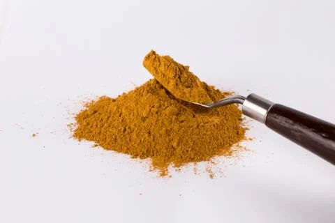 Pigment on a white background Stock Photos