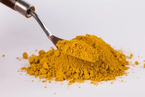 Pigment on a white background Stock Photos