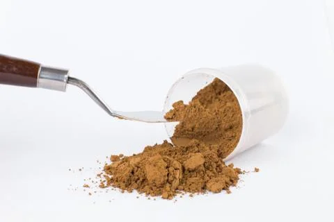 Pigment on a white background Stock Photos