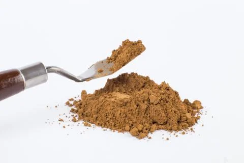 Pigment on a white background Stock Photos