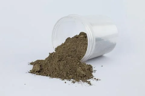 Pigment on a white background Stock Photos