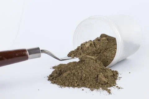 Pigment on a white background Stock Photos