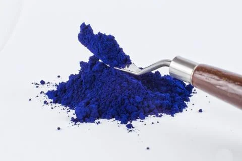 Pigment on a white background Stock Photos