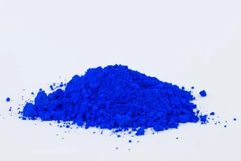 Pigment on a white background Foto stock