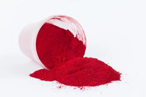 Pigment on a white background Stock Photos