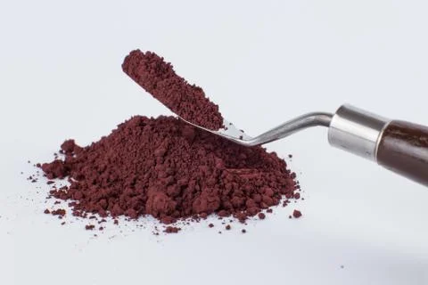 Pigment on a white background Stock Photos