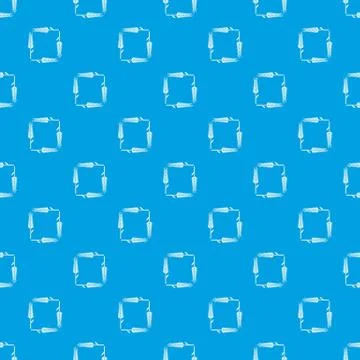 Pigweed wheat pattern vector seamless blue 스톡 일러스트