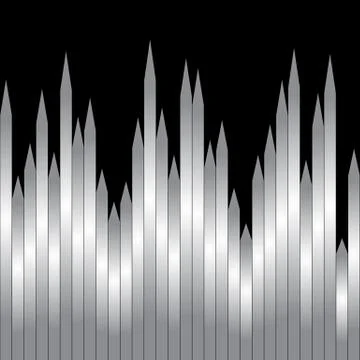 Pike - abstract background Stock Illustration