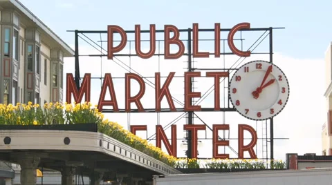 Pike Place CU1 Stock Footage 39131915