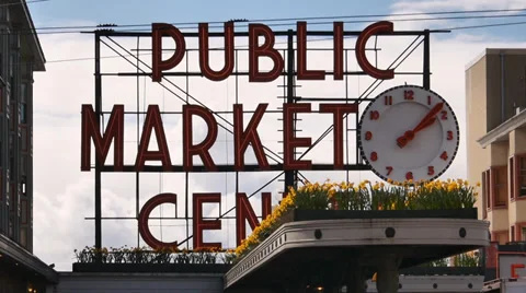 Pike Place CU2 Stock Footage 39132248