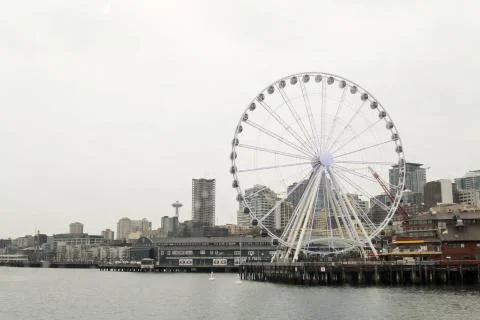 Pike Place Ferris Wheel Stock Photos