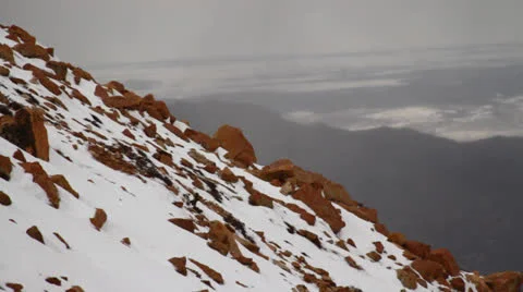 Pike's Peak Colorado Stock Footage 25242407