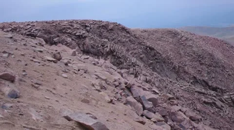 Pikes Peak Rock Slide Stock Footage 11346138